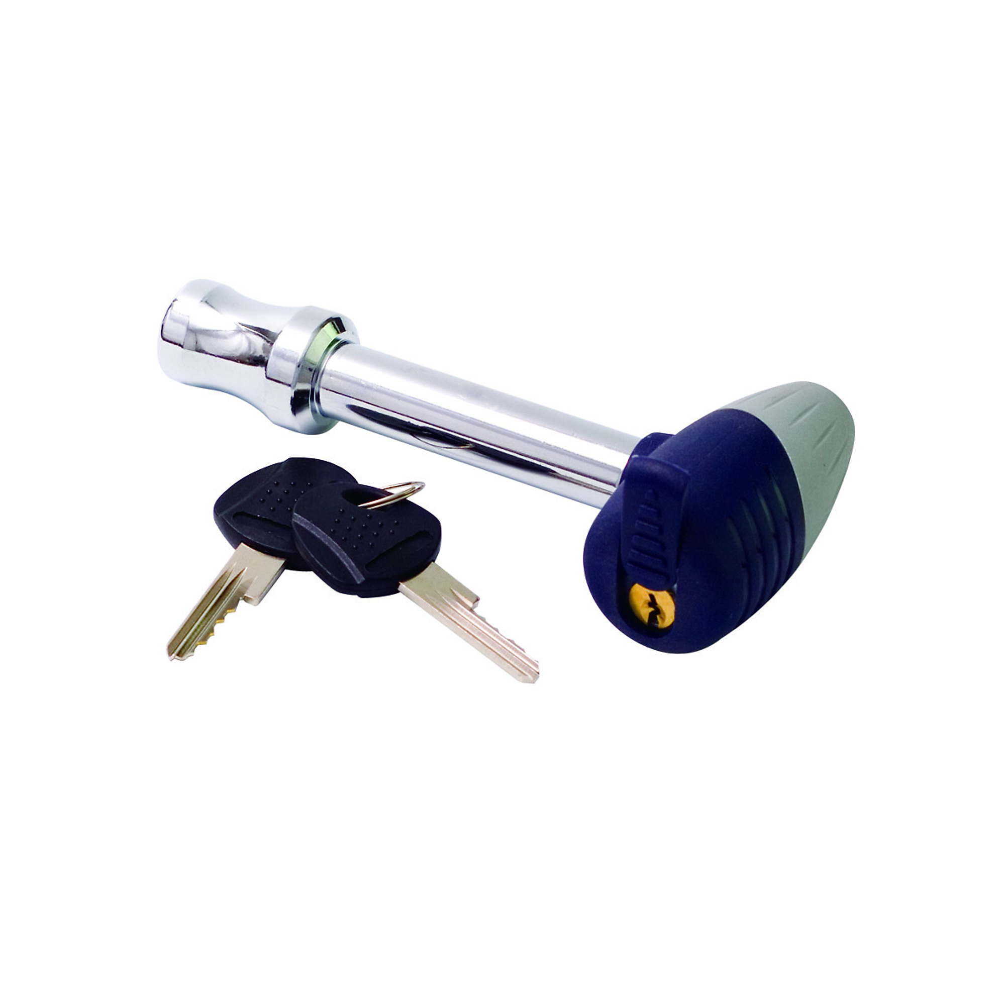 Uriah Products Locking Hitch Pin — 5/8in. Swivel Head, Chrome-Plated, Model# UT205808